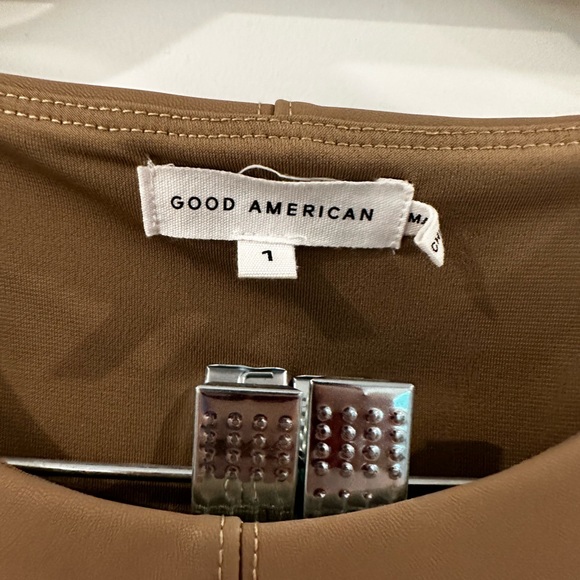 Good American leather bodysuit - size 1/SM (color is best shown in zoomed pic) - Picture 6 of 6